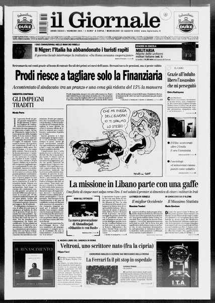 Il giornale : quotidiano del mattino